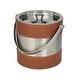 preview thumbnail 8 of 16, Leather Modern Wine Holder - 8 x 7 x 12