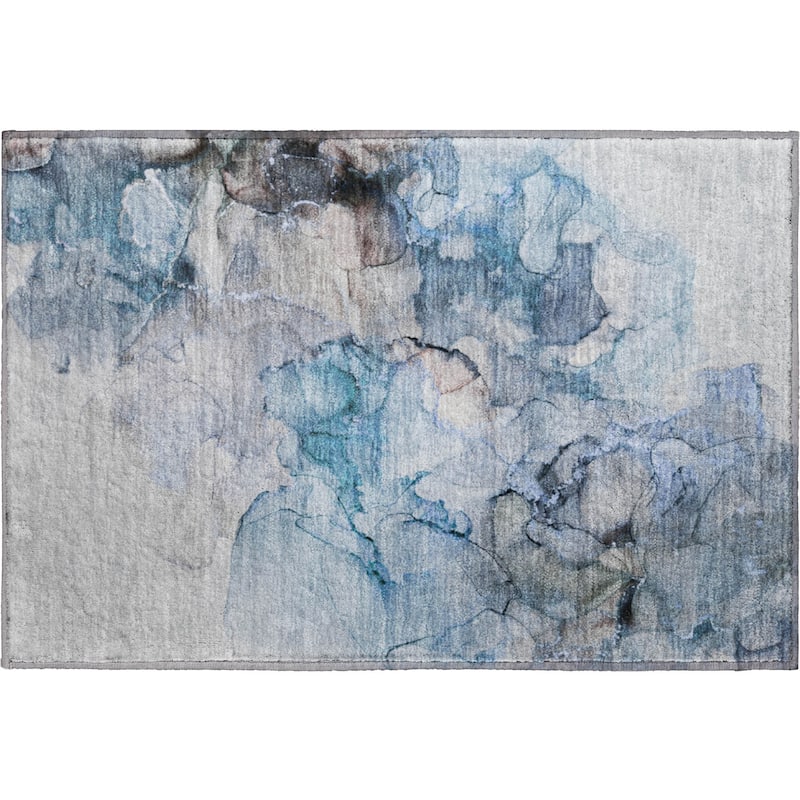 Premium Washable Super Soft Contemporary Watercolor Mayfield Rug