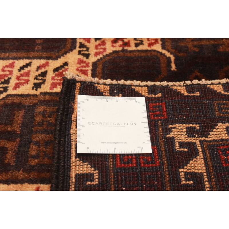 Teimani Brown Rug 3'1" x 4'7" - 3'1 x 4'7