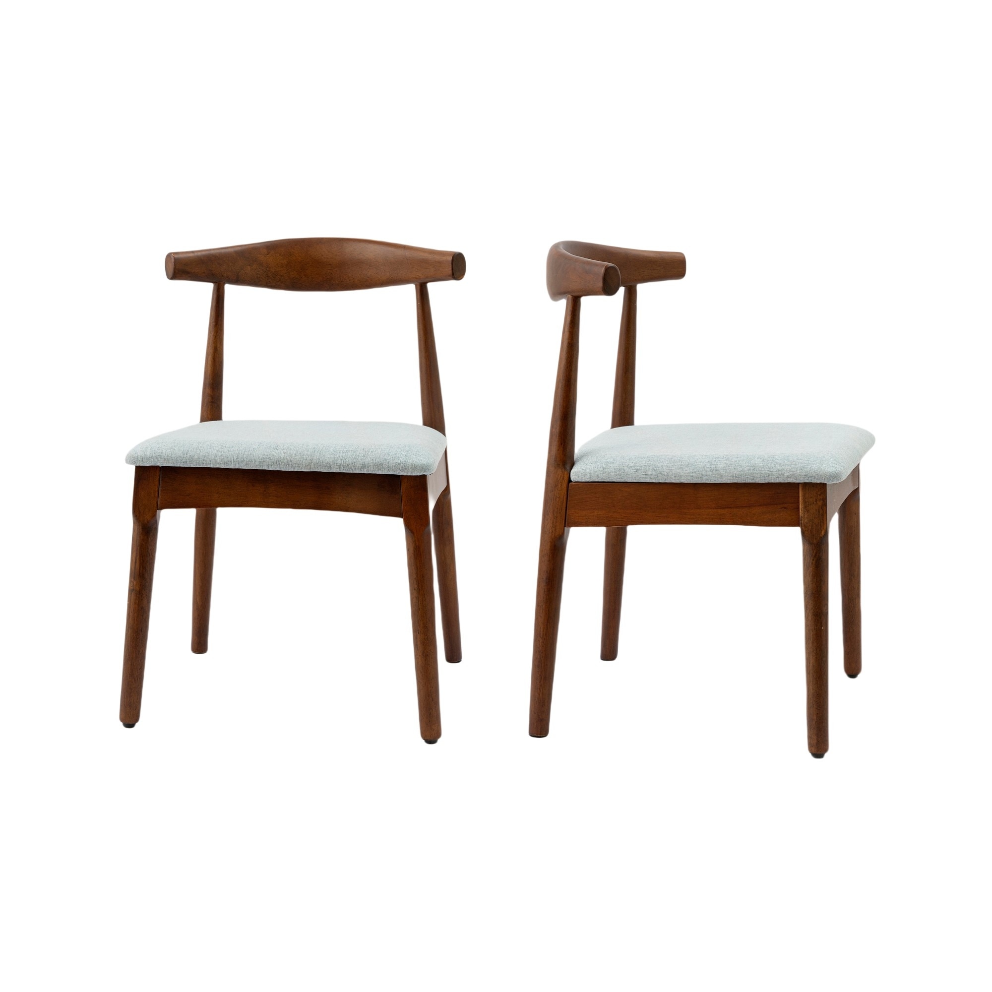 Solid Wood Frame Dining Chairs 2 Piece Set