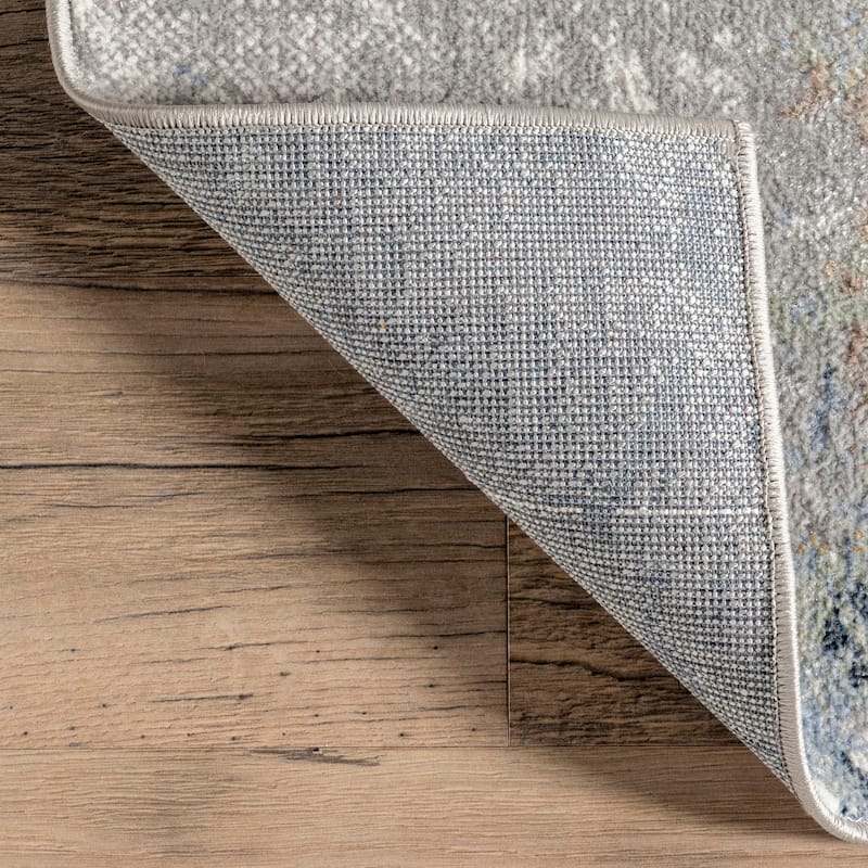 Nuloom Luca SpinClean Abstract Splatter Machine Washable Area Rug