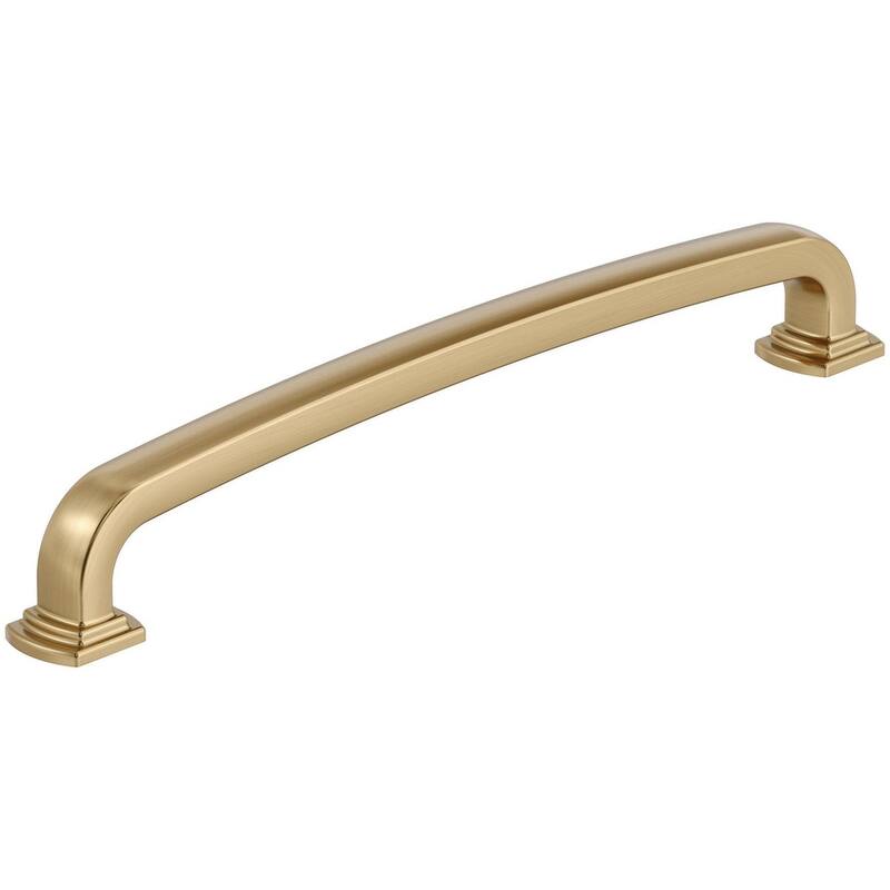 Amerock BP55520 Surpass 7-9/16" Center to Center Handle Cabinet Pull - Champagne Bronze
