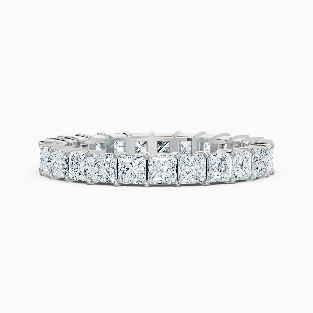 Auriya 14k Gold Princess Lab Grown Diamond Eternity Band 2.50 - 11.25 ct. tw. (F-G, VS)