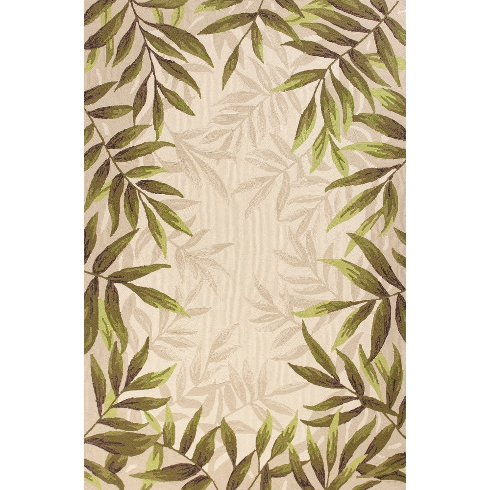 Domani Trails Tropical Border Indoor/Outdoor Rug
