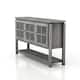 Furniture of America Wins Modern Farmhouse 5-shelf Buffet Table
