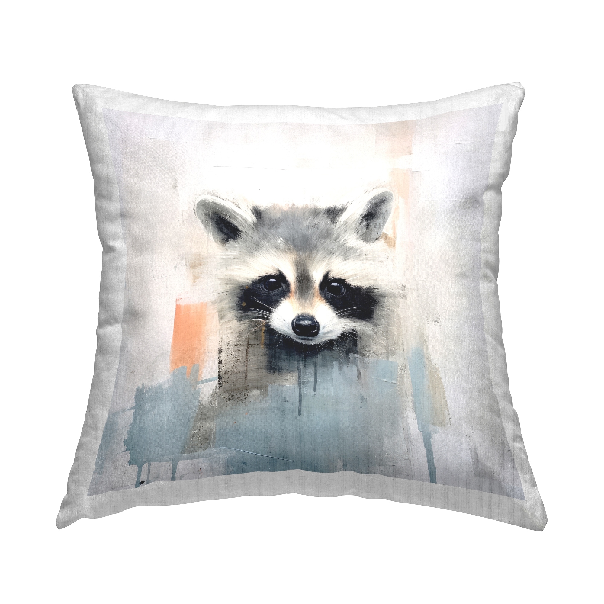 Stupell Raccoon Modern Drip Decorative Printed Throw Pillow Design by Irena Orlov