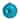 Set Of 6 Aqua Blue Shiny Mercury Ball Ornaments
