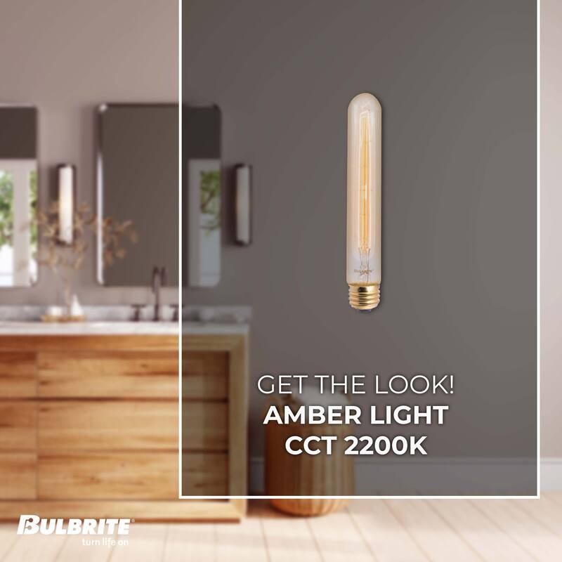 Bulbrite Pack of (4) Dimmable Antique Nostalgic Filament Incandescent Bulb