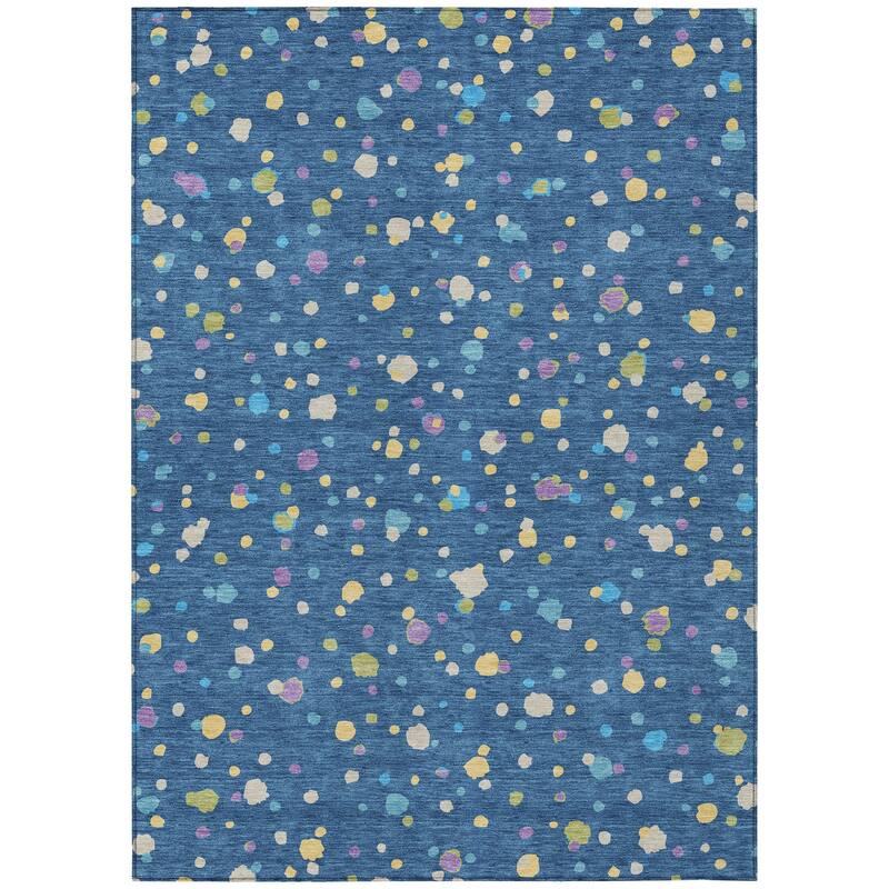 Machine Washable Indoor/ Outdoor Contemporary Sheinelle Chantille Rug