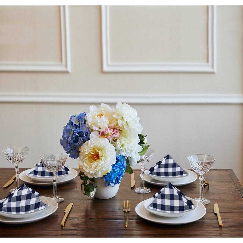 Buffalo Check Dinner Table Napkins - Set of Four