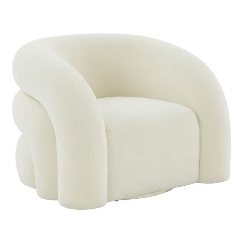 Slipper Upholstered Swivel Chair