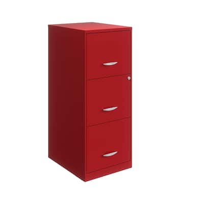 File Cabinet, File Storage Cabinet, Office Storage Cabinet, Red