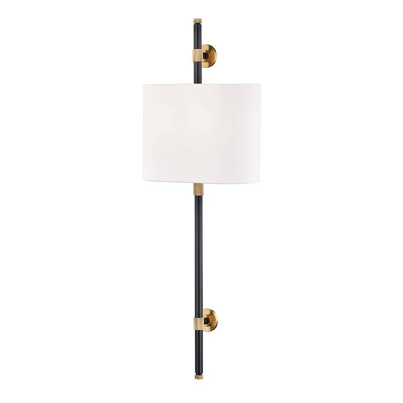 Hudson Valley Lighting Bowery 2 Light 34" Tall Wall Sconce - Aged Old Bronze