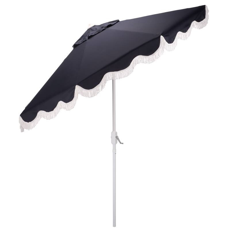 SAFAVIEH Outdoor Living Torsa 9ft Crank Umbrella