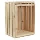 preview thumbnail 3 of 3, 2 Piece Unfinished Pine Pallet Style Full Crate Set - N/A