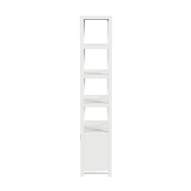 Lark 4-Tier Etagere Bookcase Cabinet