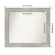 preview thumbnail 58 of 119, Dove Greywash Framed Non-Beveled Custom Wall Mirror, Bathroom Vanity Mirror Outer Size: 36 x 31