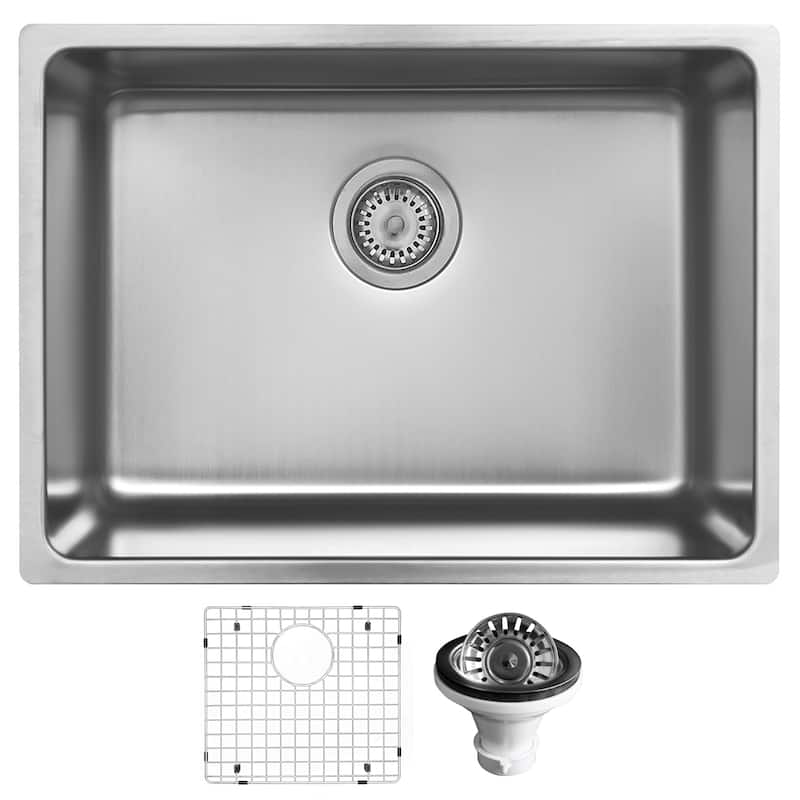 Karran USA NC-425-PK1 23-1/8" Undermount Single Basin Stainless Steel - Stainless Steel