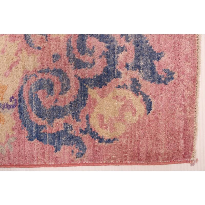 ECARPETGALLERY Hand-knotted Signature Collection Violet Wool Rug - 9'11 x 14'4