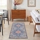 preview thumbnail 12 of 35, Nourison Fulton Indoor only Persian Area Rug 1' 10" x 5' - Blue - Runner