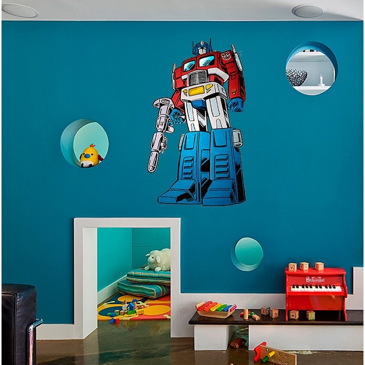 Ideal To Match Transformers Duvets & Transformers Wall Decals. Lampshades