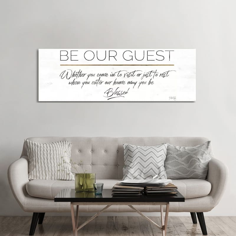 iCanvas "Be Our Guest" by Marla Rae Canvas Print