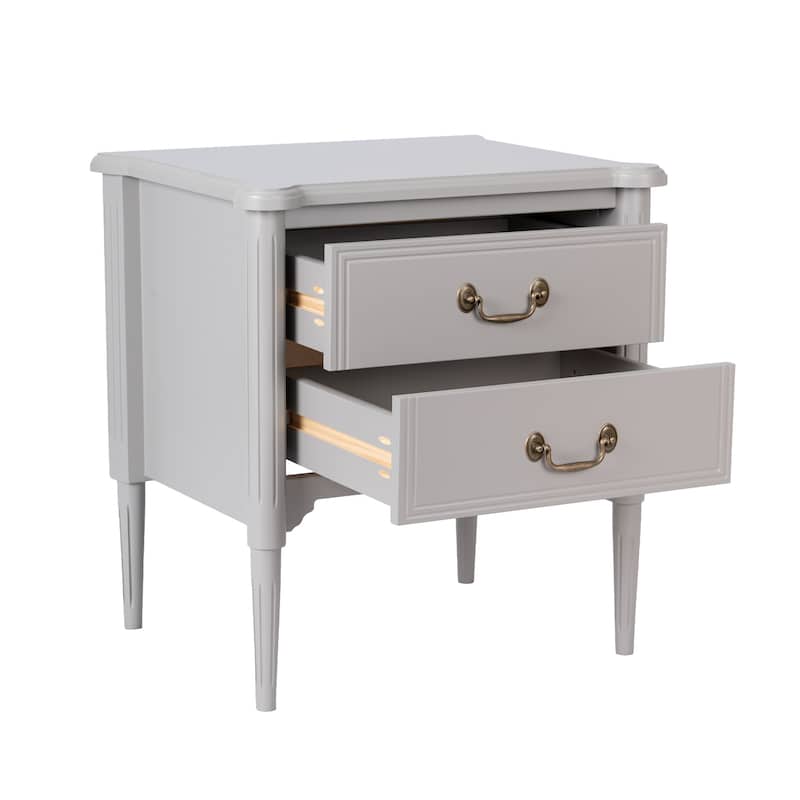 Design House Oxford 2-Drawer End Tables or Nighstands, 2-Pack