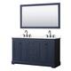 Option Dark Blue, Black Trim, Giotto Quartz Top