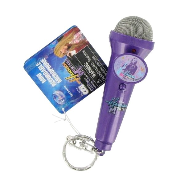 Shop Disney Hannah Montana Mini Recordable Microphone Keychain Free