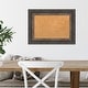 preview thumbnail 45 of 48, Bark Rustic Framed Cork Bulletin Memo Board