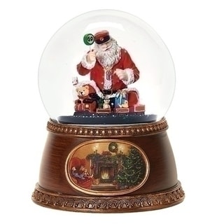 5.5" Santa with Train Musical Christmas Snow Globe - Bed Bath & Beyond ...