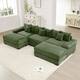 Option Green(3 Seat+2 Ottoman)