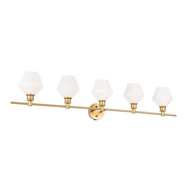 Carson Carrington Ullerslev 5-Light Clear Frosted Wall Sconce