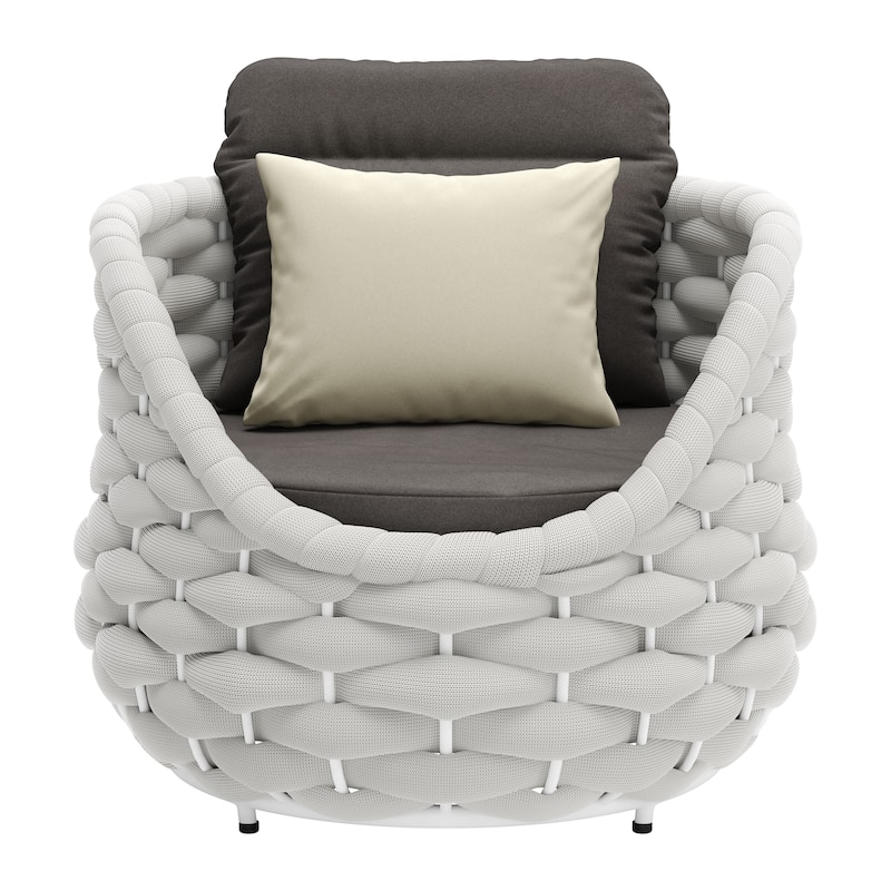 Coral Reef Accent Chair Gray