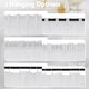 preview thumbnail 14 of 46, Linen Blend Light Filtering Back Tab/Rod Pocket Panel Pair(Set of 2)