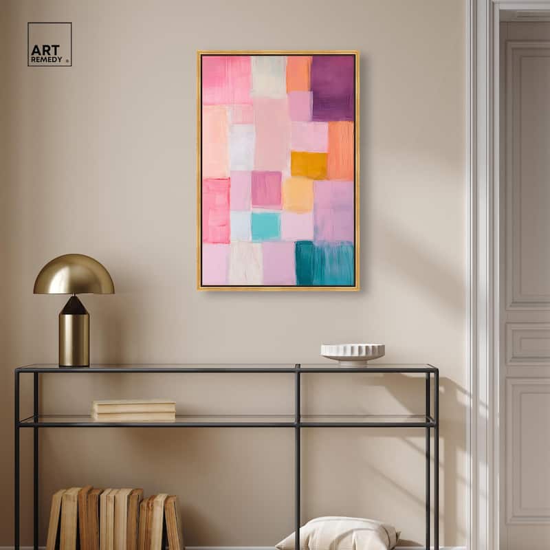 Color Squares III Canvas by Art Remedy
