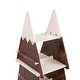 preview thumbnail 8 of 11, 360° Kids Revolving Bookshelf and Toy Storage, 4-Tier Solid Wood Christmas Tree Look Bookcase, Nursery Display Organizer Cabinet