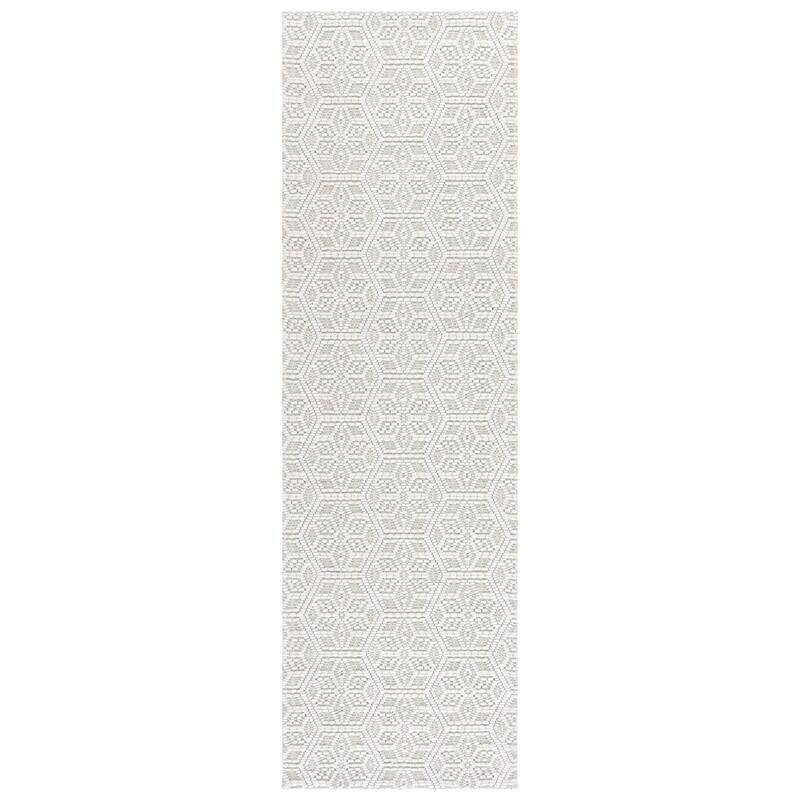 SAFAVIEH Handmade Marbella Malya Rug - 2'3" x 8' Runner - Ivory