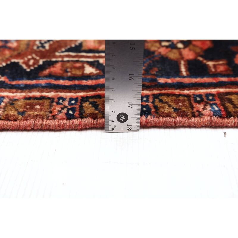 ECARPETGALLERY Hand-knotted Sarabi Dark Copper Wool Rug - 6'6 x 9'6