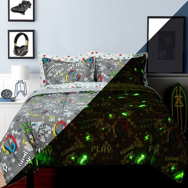 Kidz Mix Game On Glow in the Dark Bed in a Bag