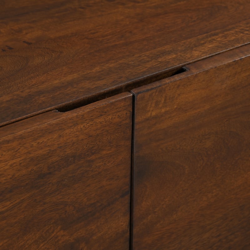 Quinn Contemporary Hardwood Storage Sideboard by Sevita - 70" W x 18" D x 34" H