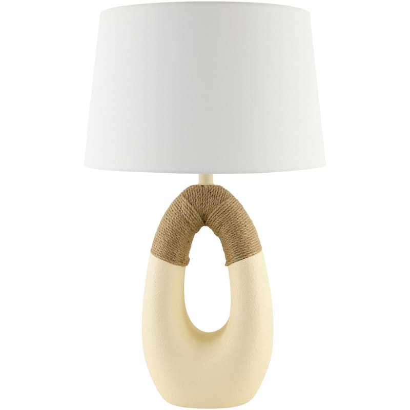 Livabliss Sokade Traditional Accent Table Lamp - Cream/White