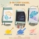 preview thumbnail 6 of 8, Qaba Art Easel for Kids with Paper Roll, 3 in 1 Toddler Painting Easel with Blackboard, Whiteboard, Storage Baskets, Green