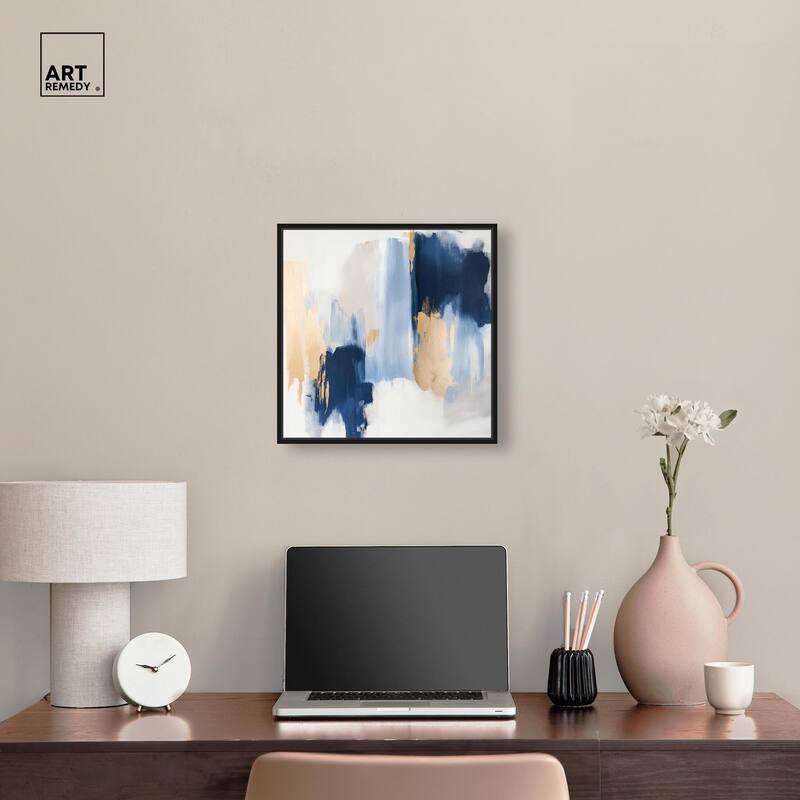 Tranquil Blue Depths I Canvas by Art Remedy