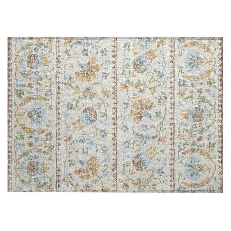 Machine Washable Indoor/ Outdoor Global Alix Chantille Rug