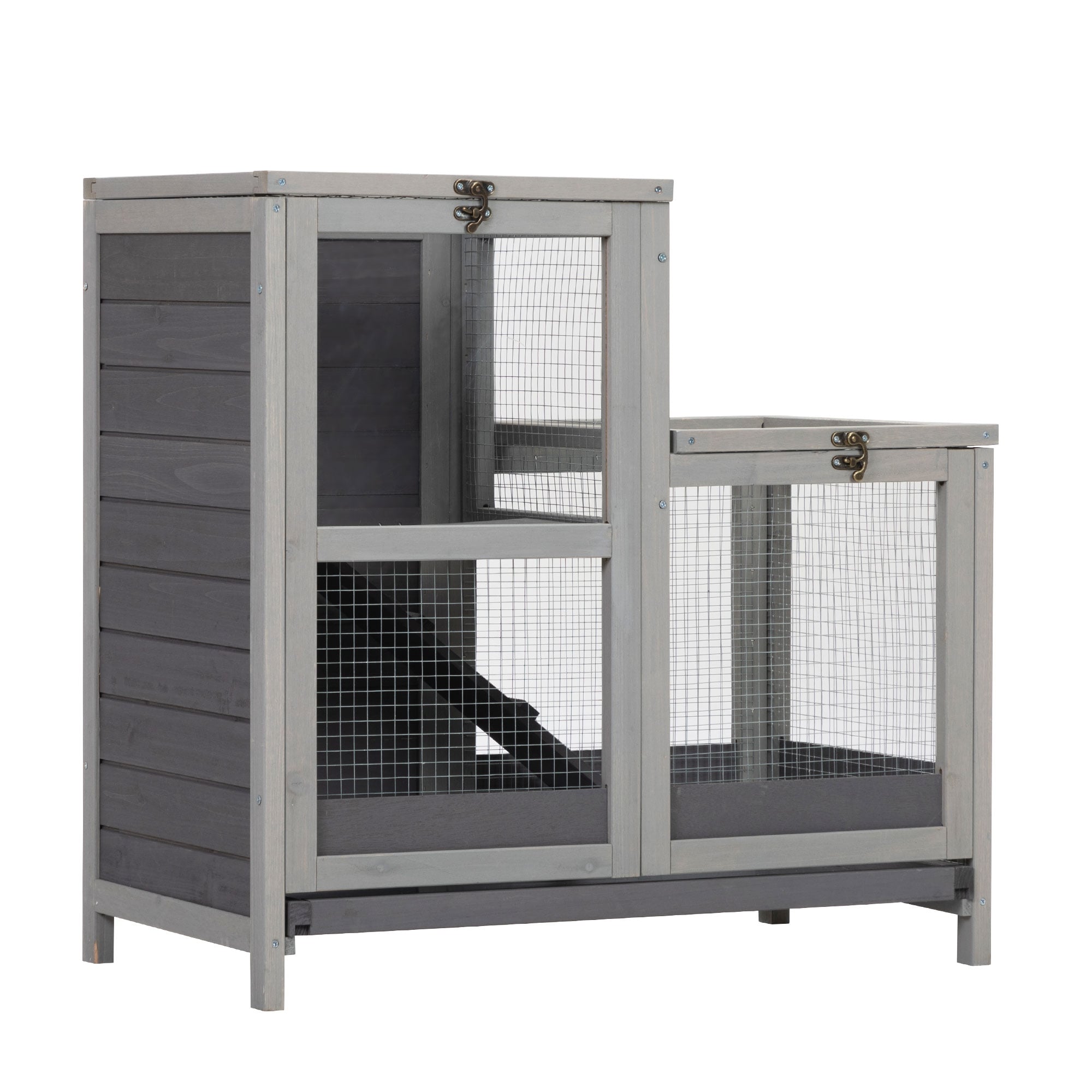 Twin shop hamster cage