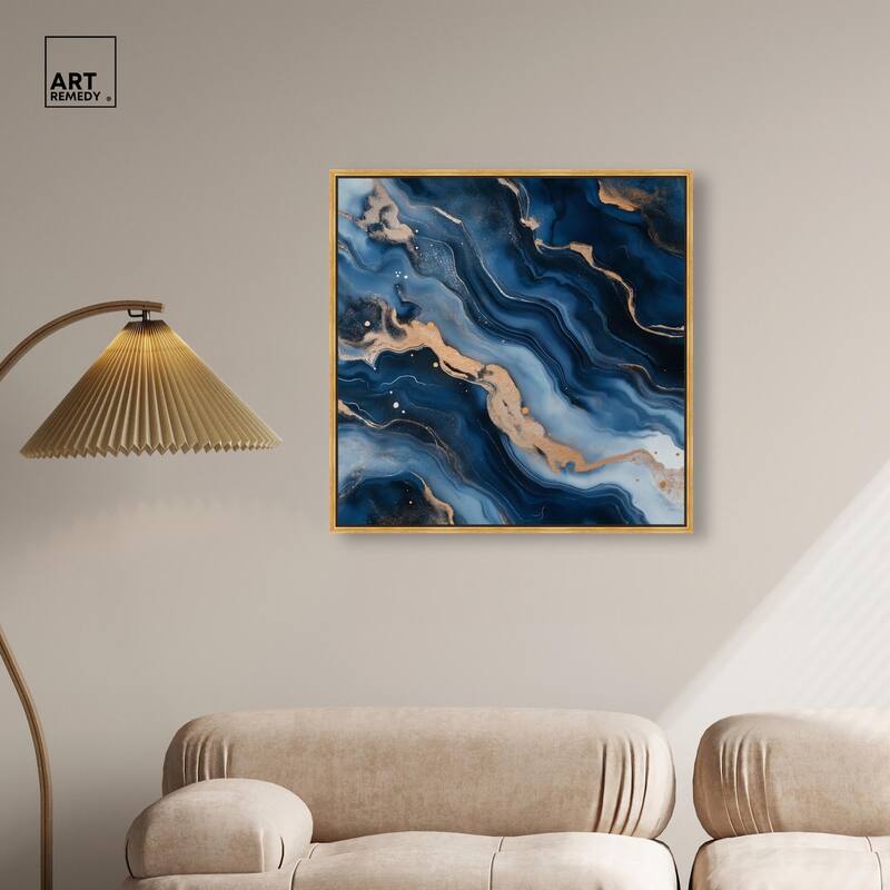 Deep Sea Geode II Canvas by Art Remedy