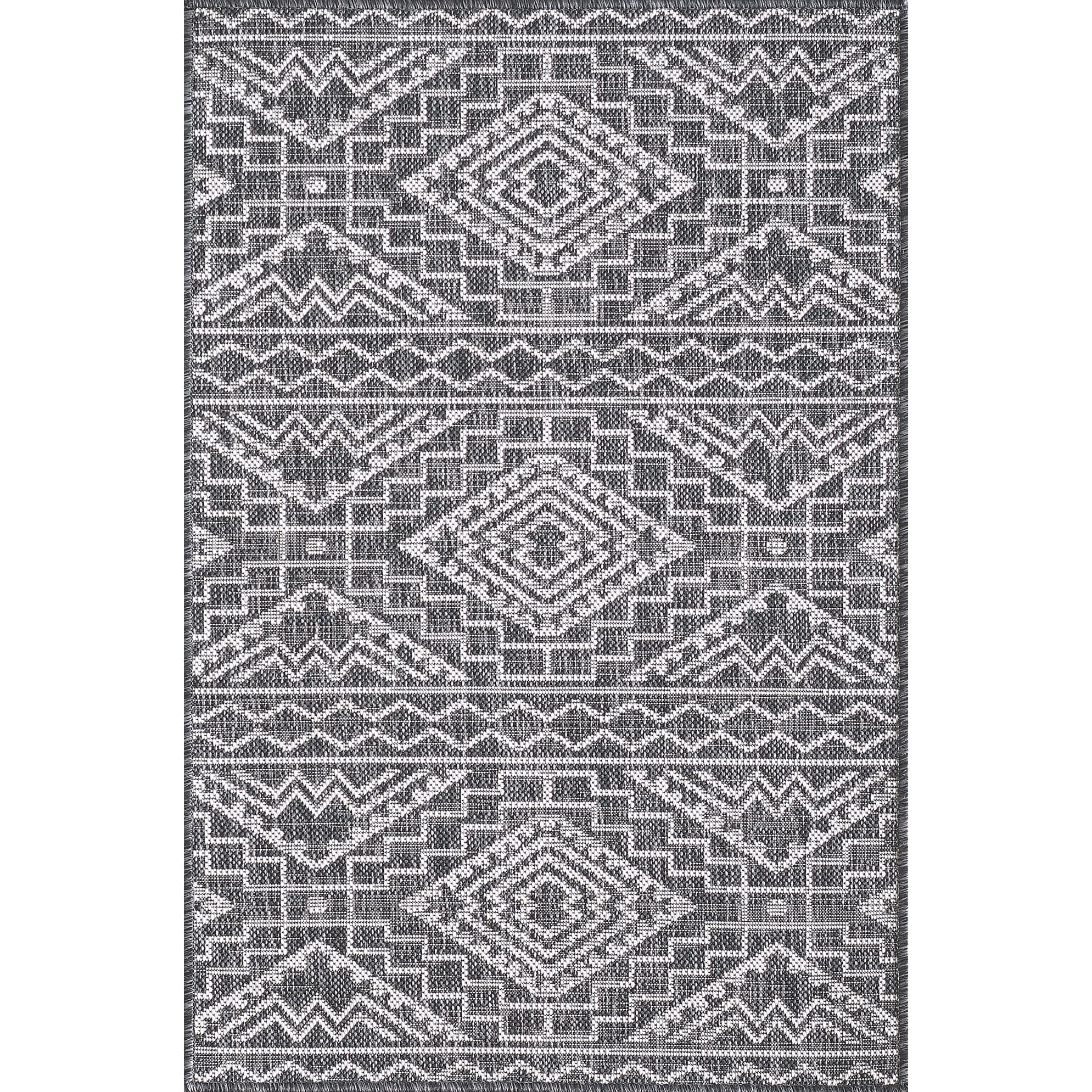 Domani Pyramids Chevron Indoor/ Outdoor Rug