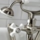 preview thumbnail 7 of 34, Kingston Brass Tub Wall Mount Clawfoot Tub Faucet with Hand Shower