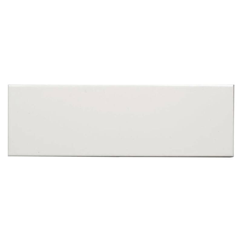 Apollo tile 4" x 12" Metro Polished White Ceramic Tile (10.4 sq ft/case) - 34 Pack